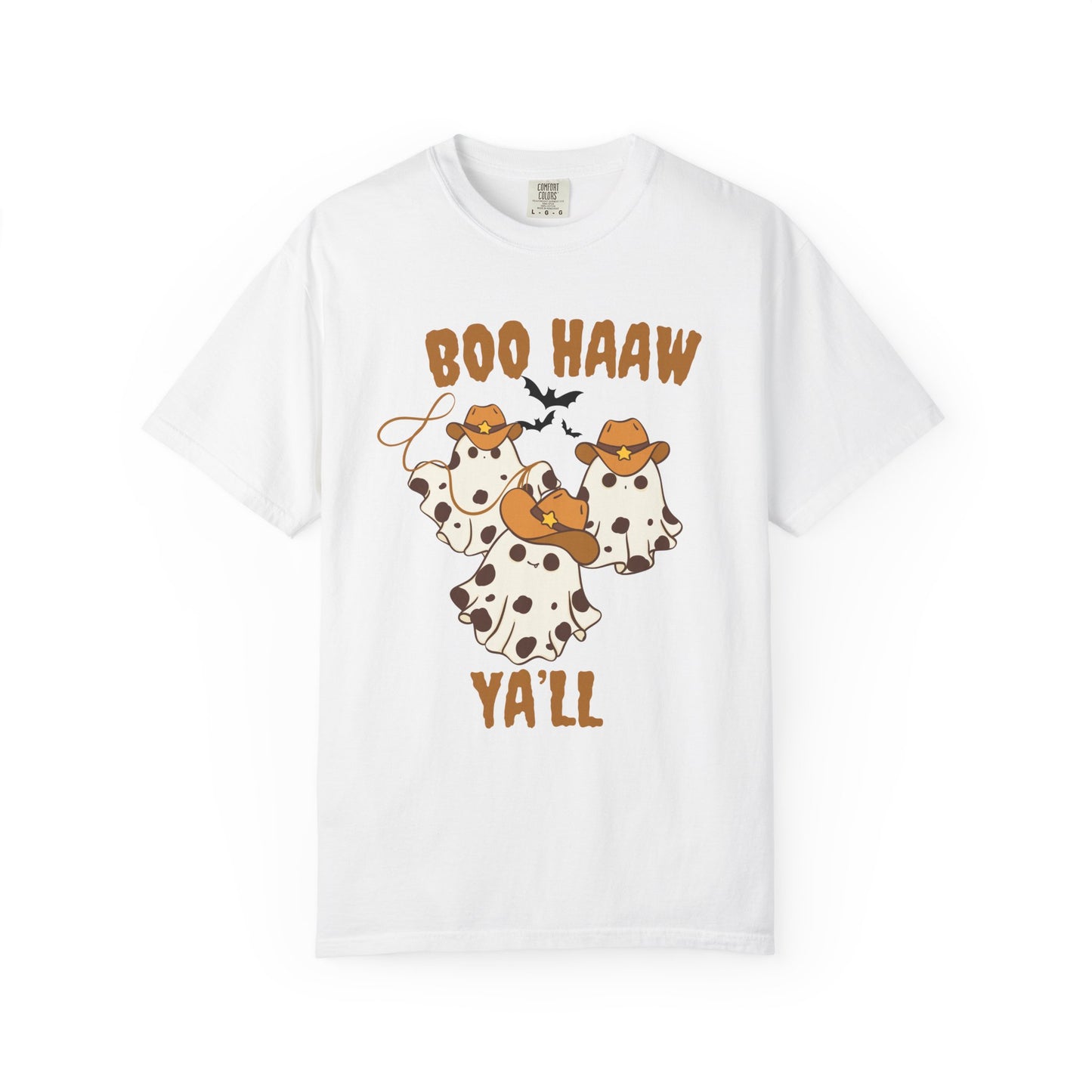Halloween Unisex T-shirt with Cute Ghost Design