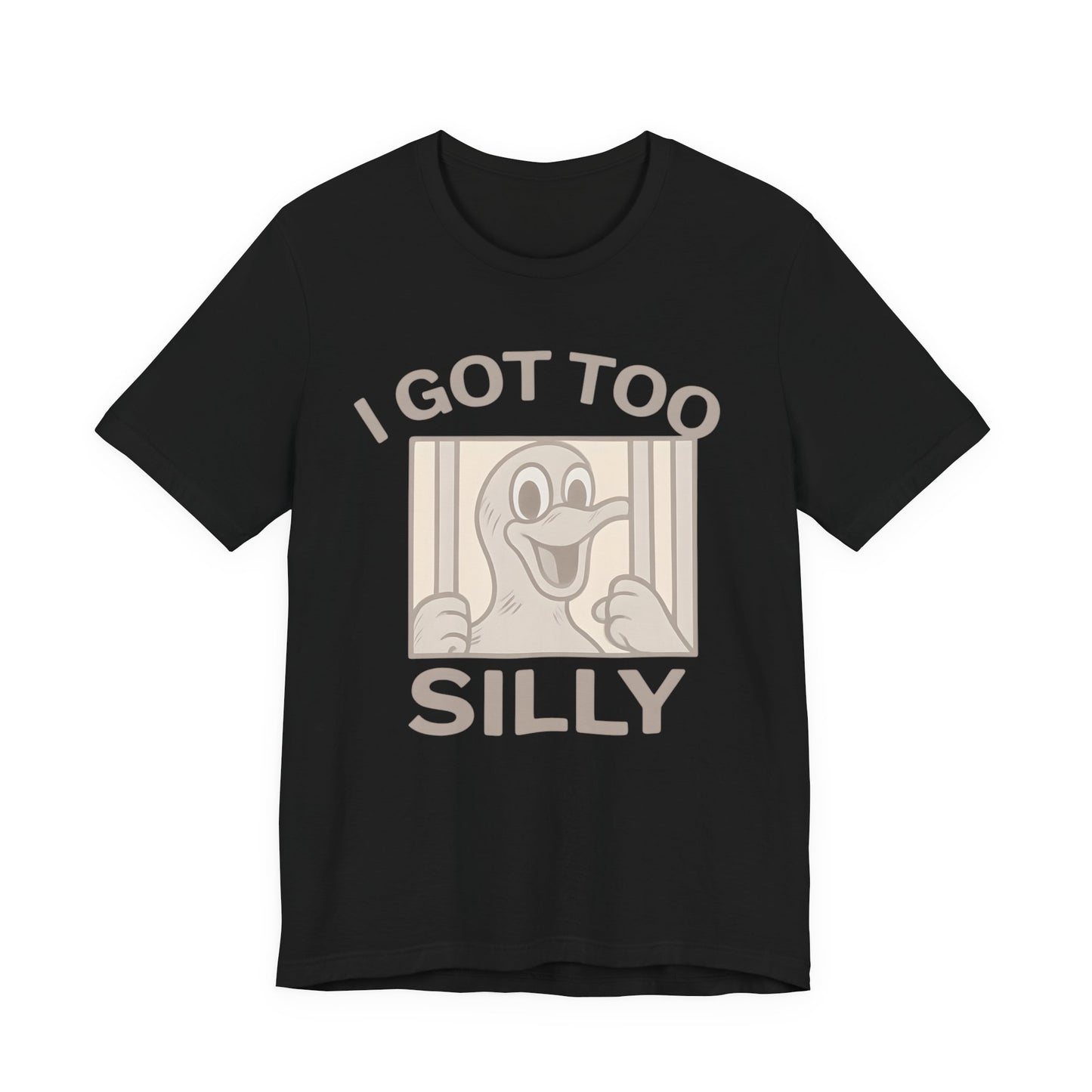 Silly Duck Graphic Tee, Funny T-Shirt for Casual Wear, Gift for Friends, Family Humor Shirt, Birthday Gift, Unisex Apparel