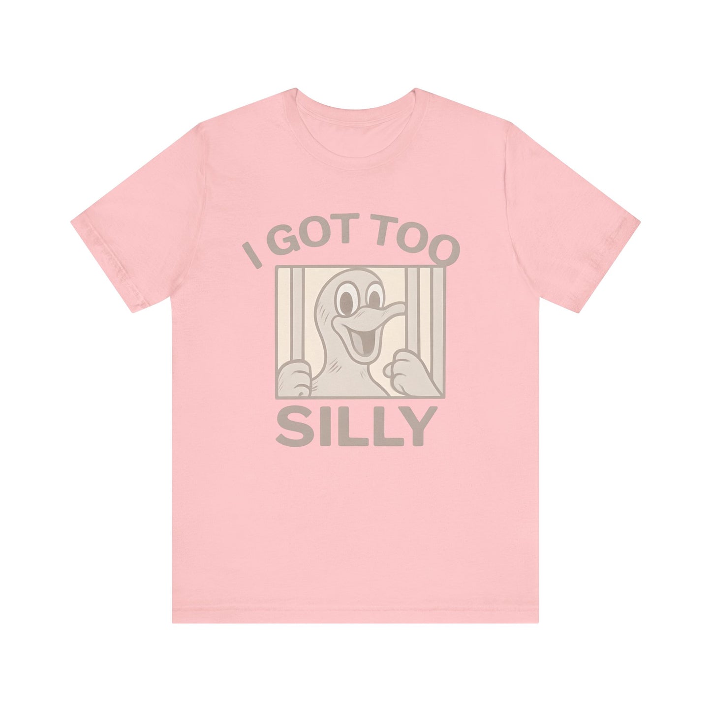 Silly Duck Graphic Tee, Funny T-Shirt for Casual Wear, Gift for Friends, Family Humor Shirt, Birthday Gift, Unisex Apparel