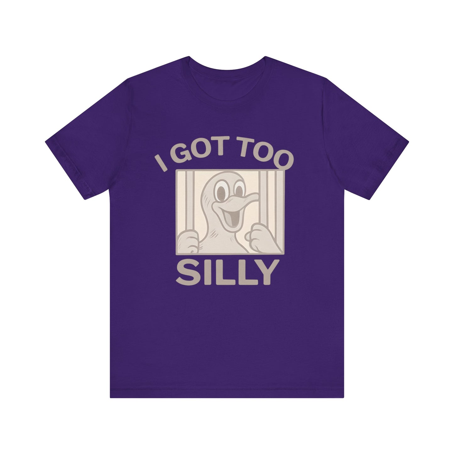 Silly Duck Graphic Tee, Funny T-Shirt for Casual Wear, Gift for Friends, Family Humor Shirt, Birthday Gift, Unisex Apparel
