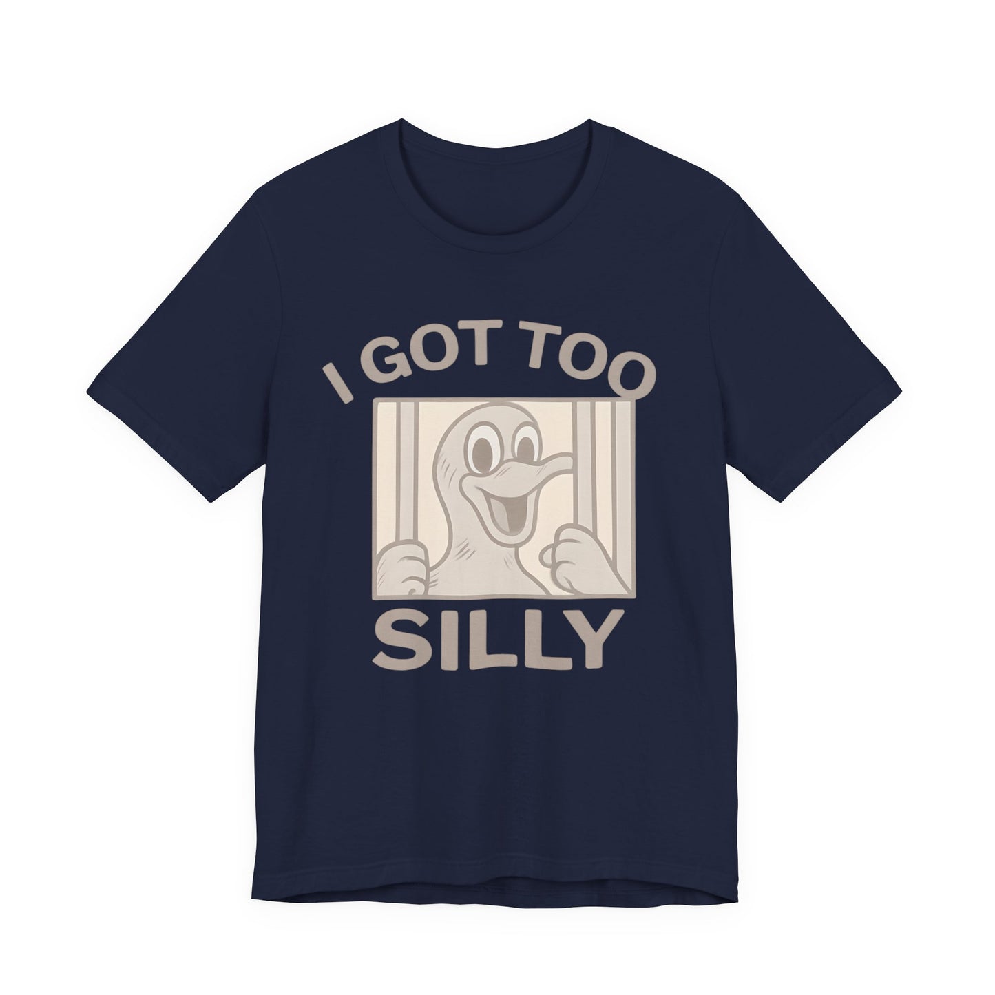 Silly Duck Graphic Tee, Funny T-Shirt for Casual Wear, Gift for Friends, Family Humor Shirt, Birthday Gift, Unisex Apparel