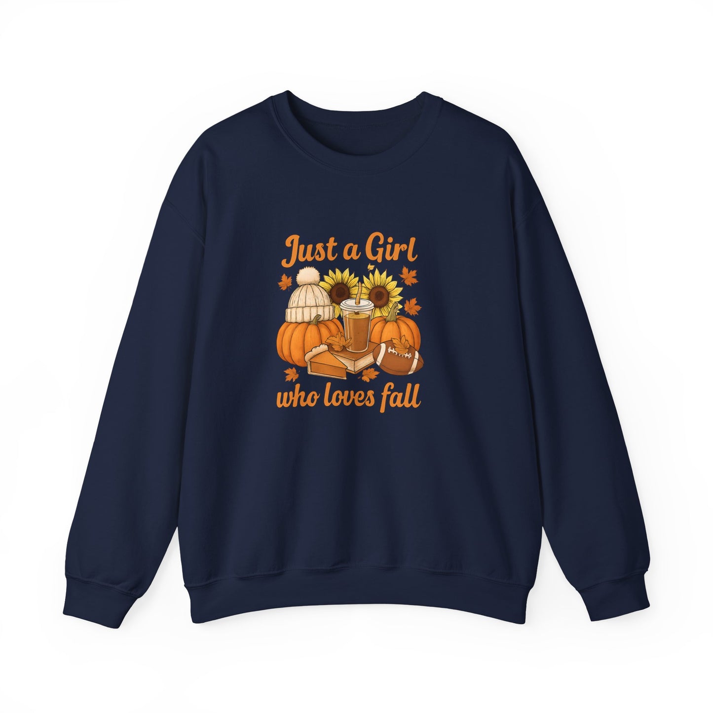 Fall Sweatshirt - Just a Girl Who Loves Fall