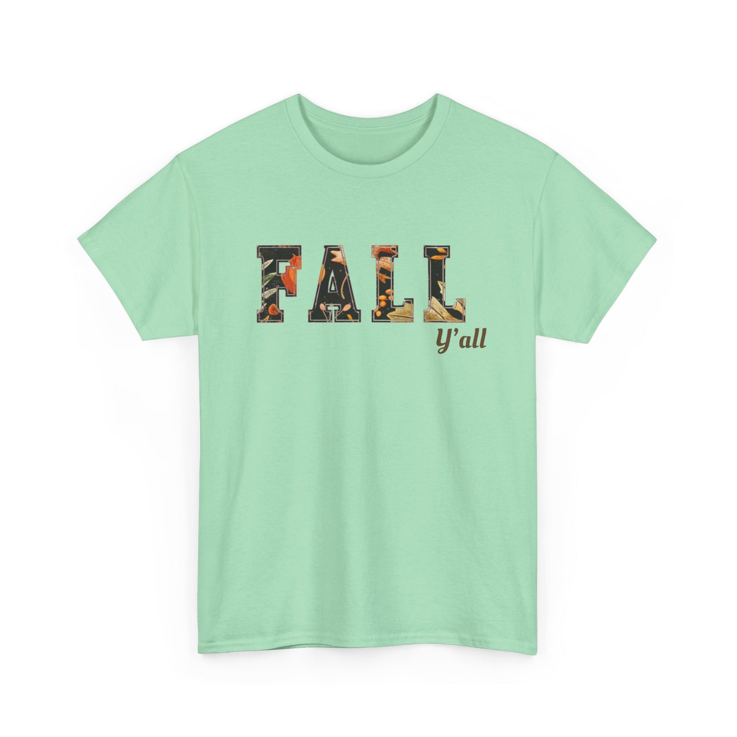 Autumn Vibes Unisex Heavy Cotton Tee - Fall Y'all Shirt, Casual Wear, Seasonal Tee