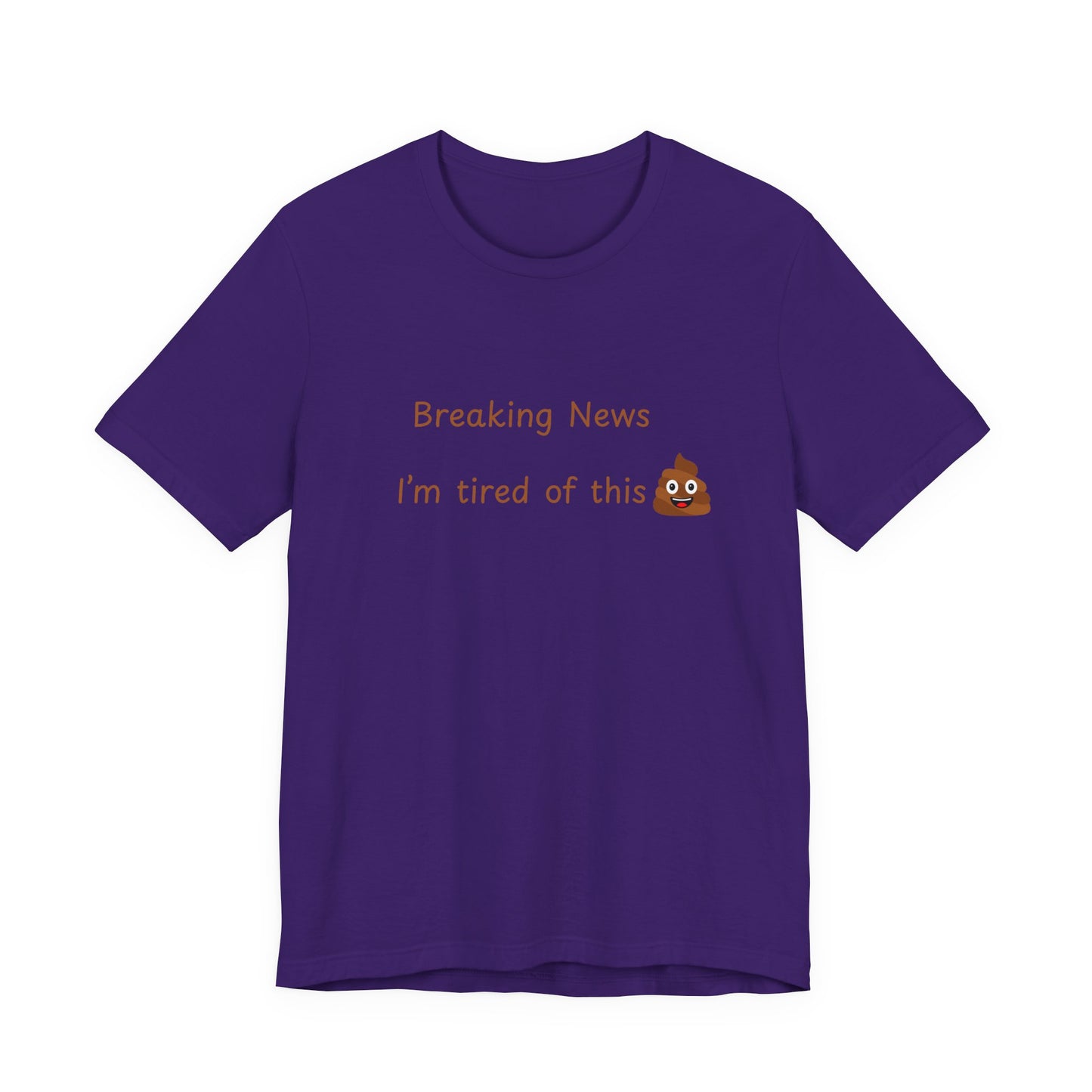 Funny News Tee, Breaking News Shirt, Humorous Gift, Meme T-Shirt, Casual Style Top,