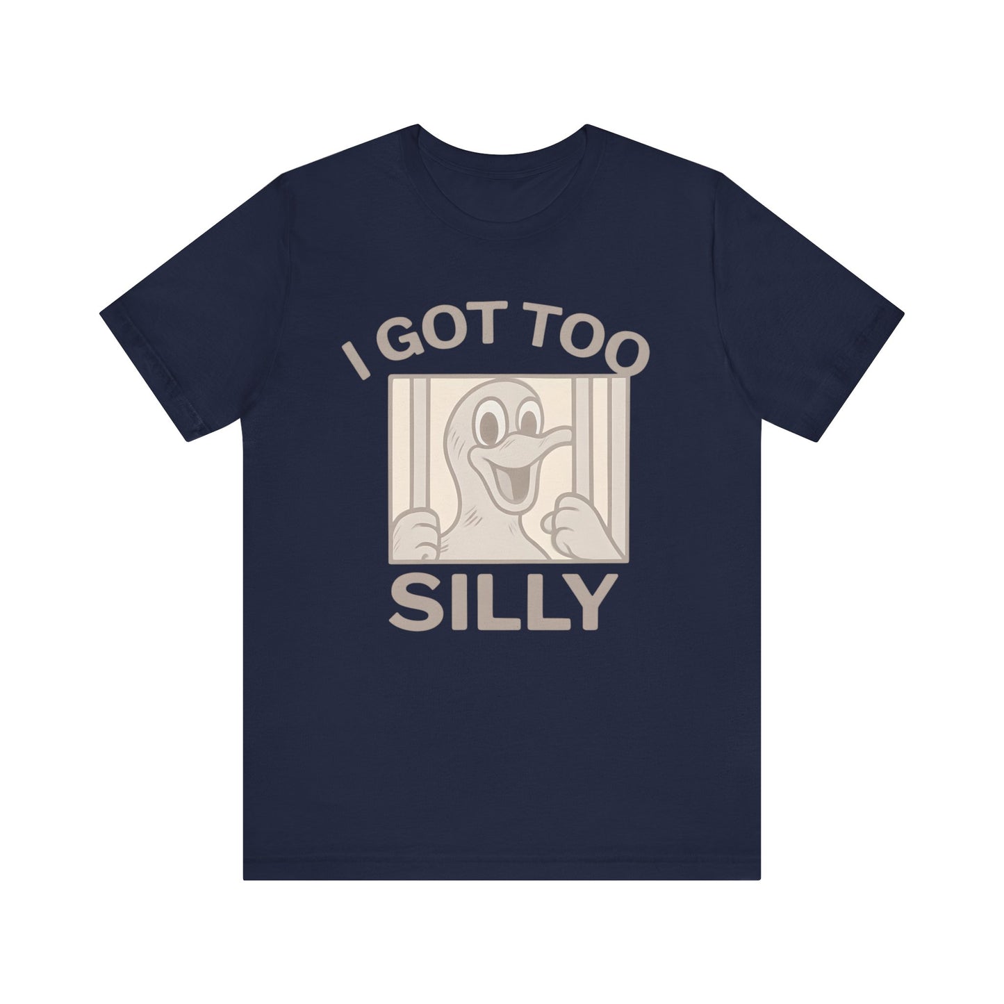 Silly Duck Graphic Tee, Funny T-Shirt for Casual Wear, Gift for Friends, Family Humor Shirt, Birthday Gift, Unisex Apparel