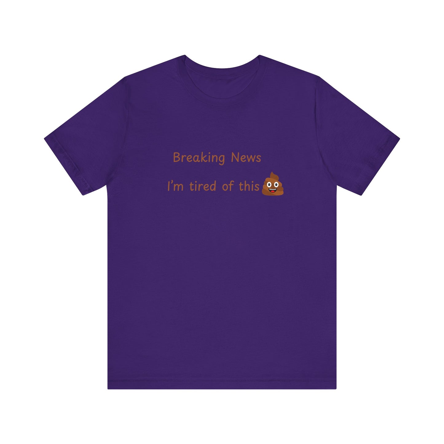 Funny News Tee, Breaking News Shirt, Humorous Gift, Meme T-Shirt, Casual Style Top,