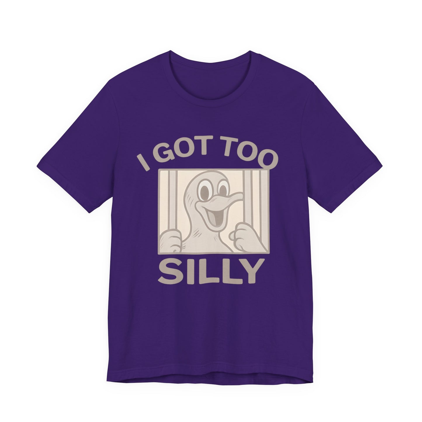 Silly Duck Graphic Tee, Funny T-Shirt for Casual Wear, Gift for Friends, Family Humor Shirt, Birthday Gift, Unisex Apparel