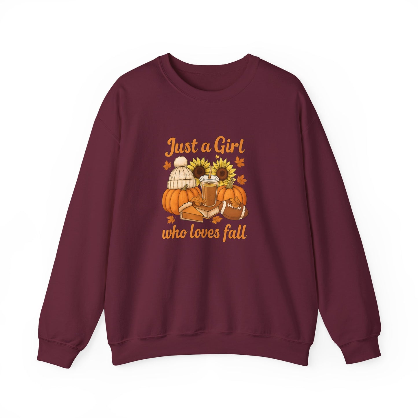 Fall Sweatshirt - Just a Girl Who Loves Fall