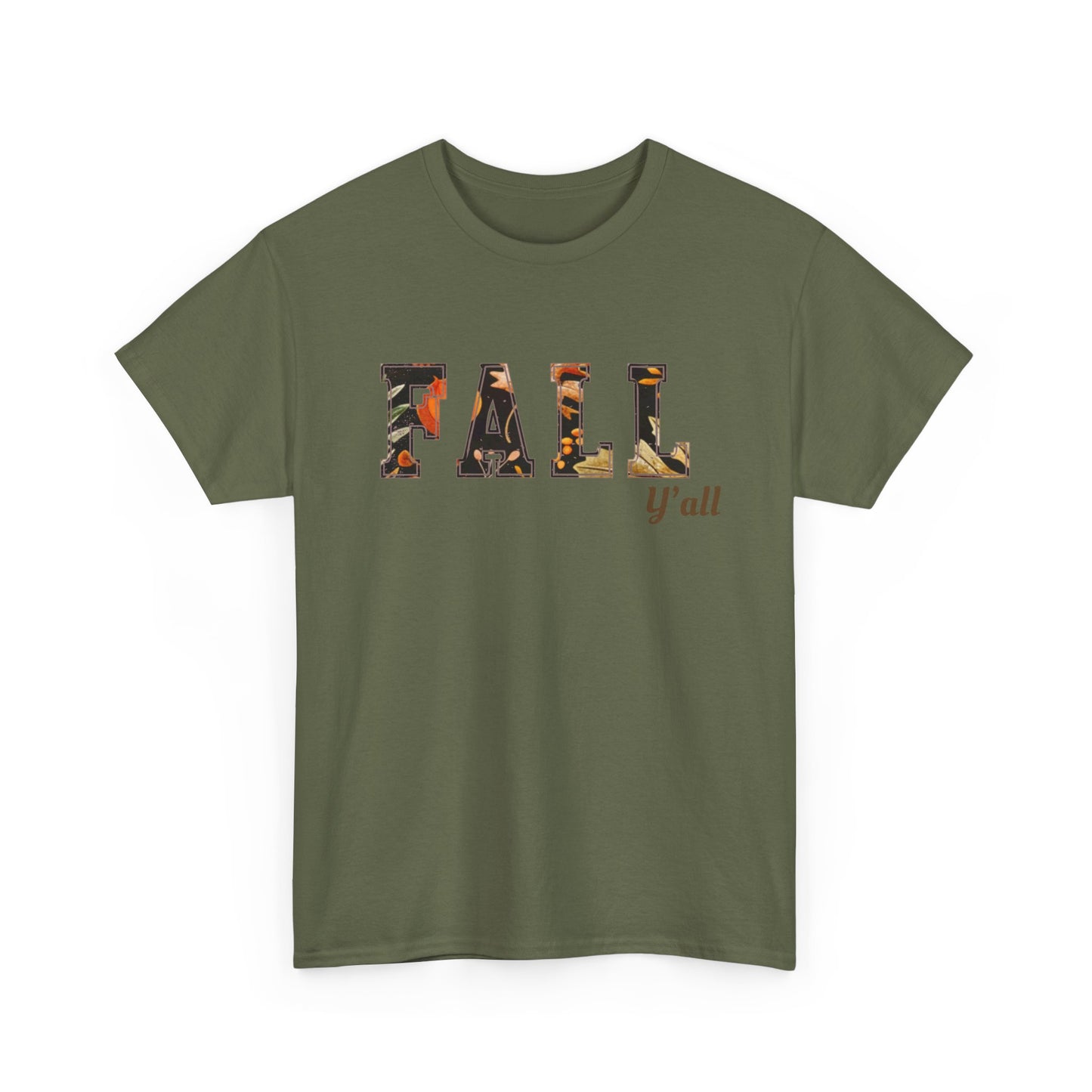 Autumn Vibes Unisex Heavy Cotton Tee - Fall Y'all Shirt, Casual Wear, Seasonal Tee