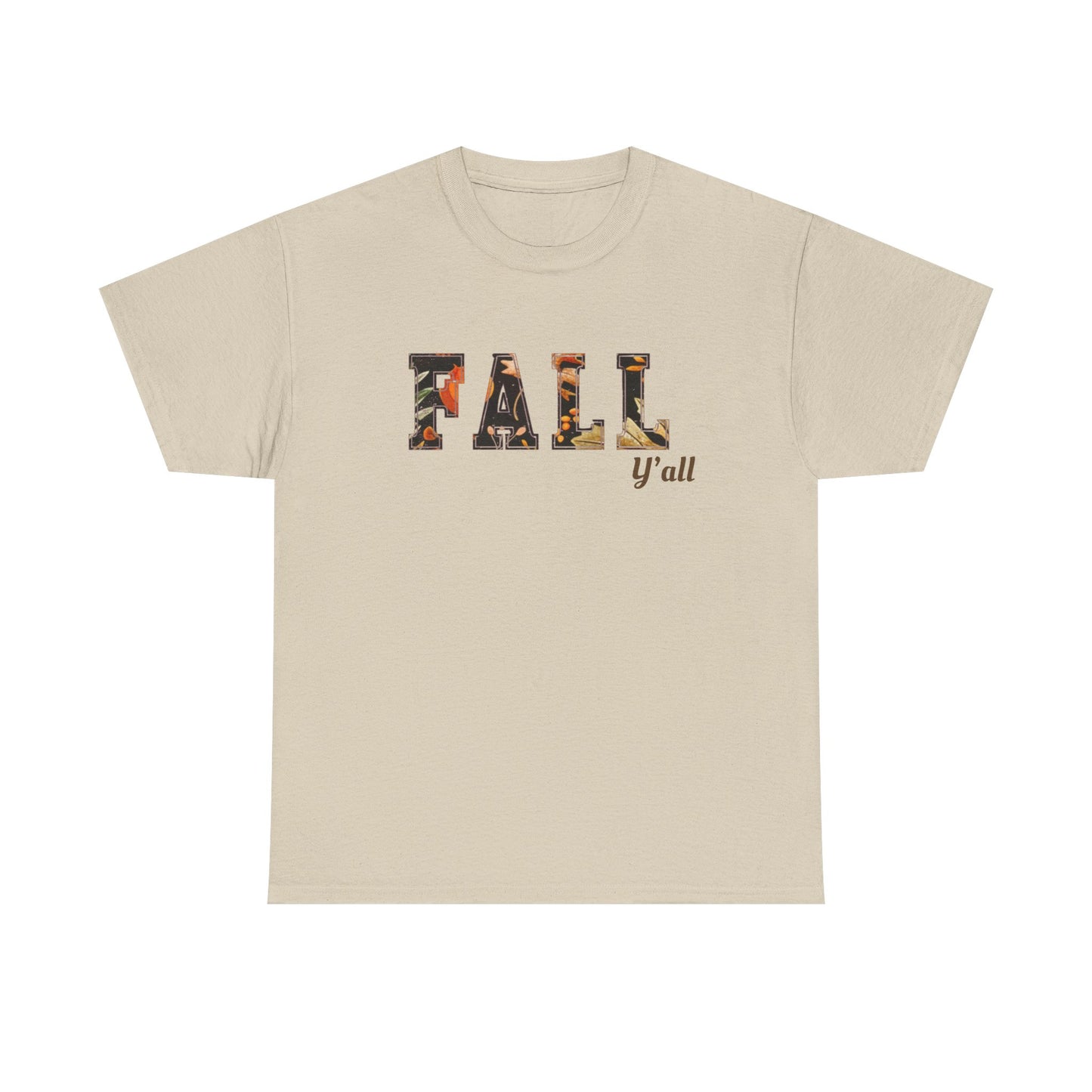 Autumn Vibes Unisex Heavy Cotton Tee - Fall Y'all Shirt, Casual Wear, Seasonal Tee