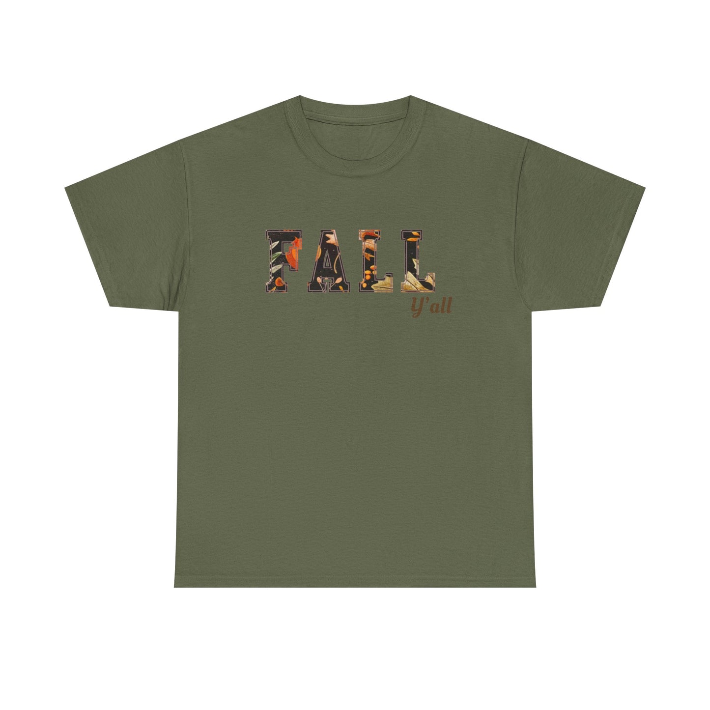 Autumn Vibes Unisex Heavy Cotton Tee - Fall Y'all Shirt, Casual Wear, Seasonal Tee