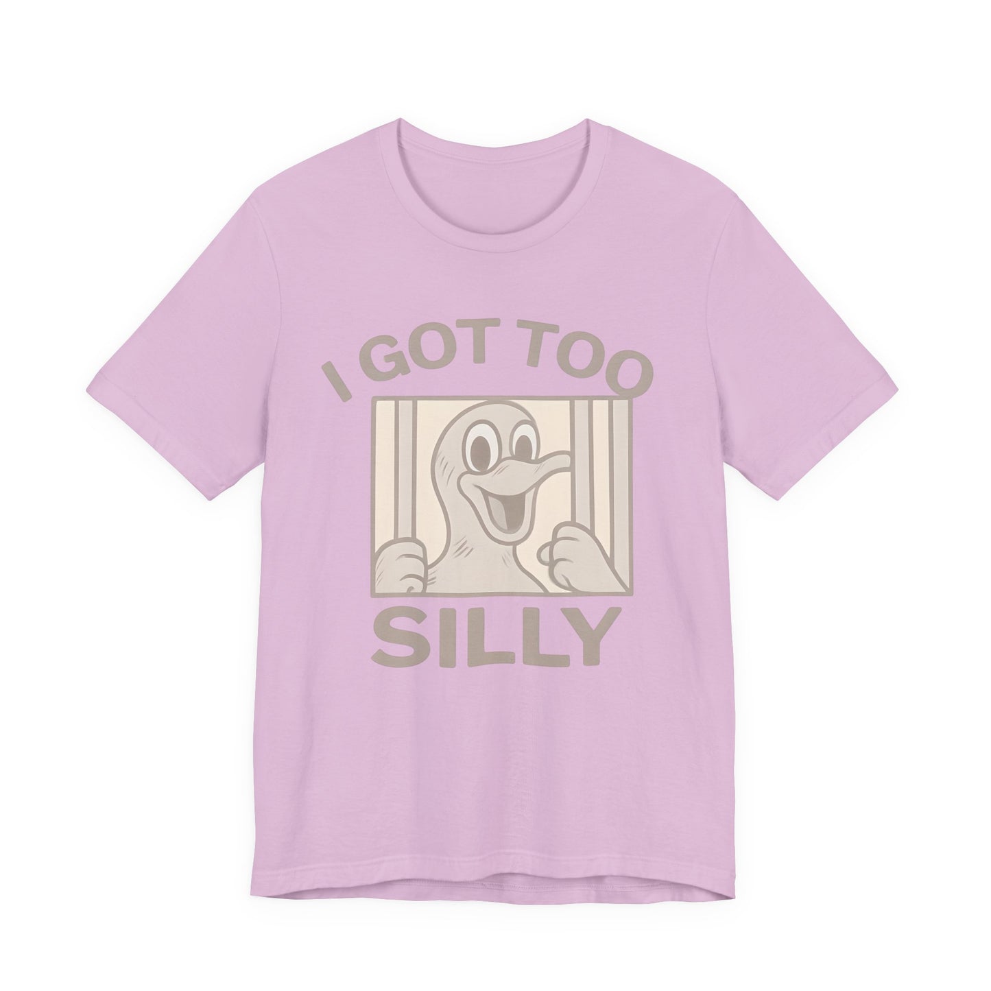 Silly Duck Graphic Tee, Funny T-Shirt for Casual Wear, Gift for Friends, Family Humor Shirt, Birthday Gift, Unisex Apparel