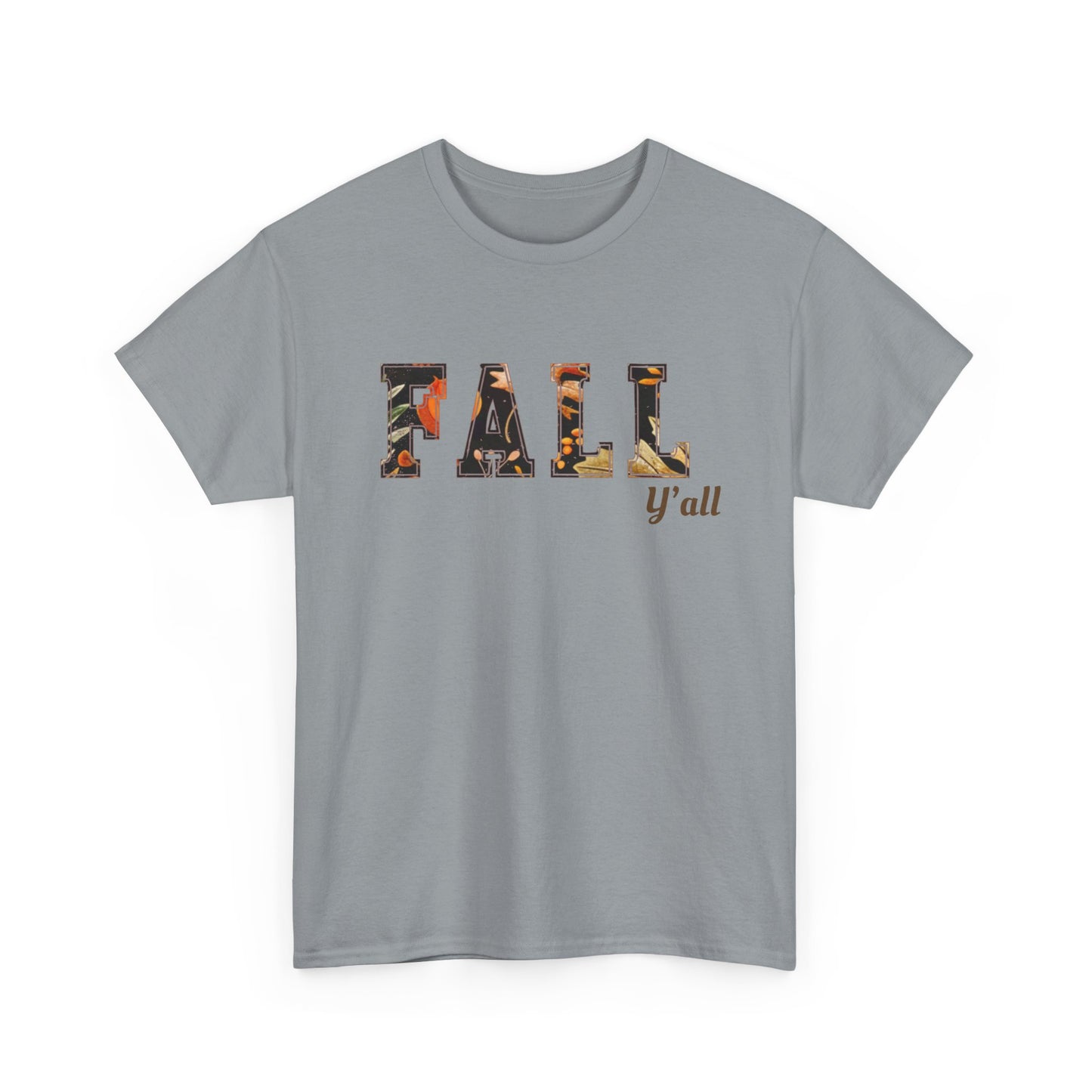 Autumn Vibes Unisex Heavy Cotton Tee - Fall Y'all Shirt, Casual Wear, Seasonal Tee
