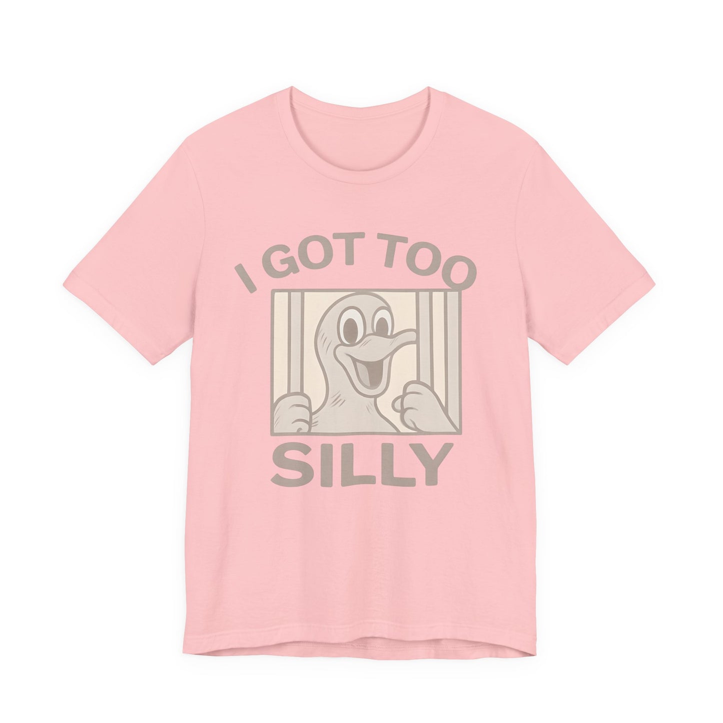 Silly Duck Graphic Tee, Funny T-Shirt for Casual Wear, Gift for Friends, Family Humor Shirt, Birthday Gift, Unisex Apparel