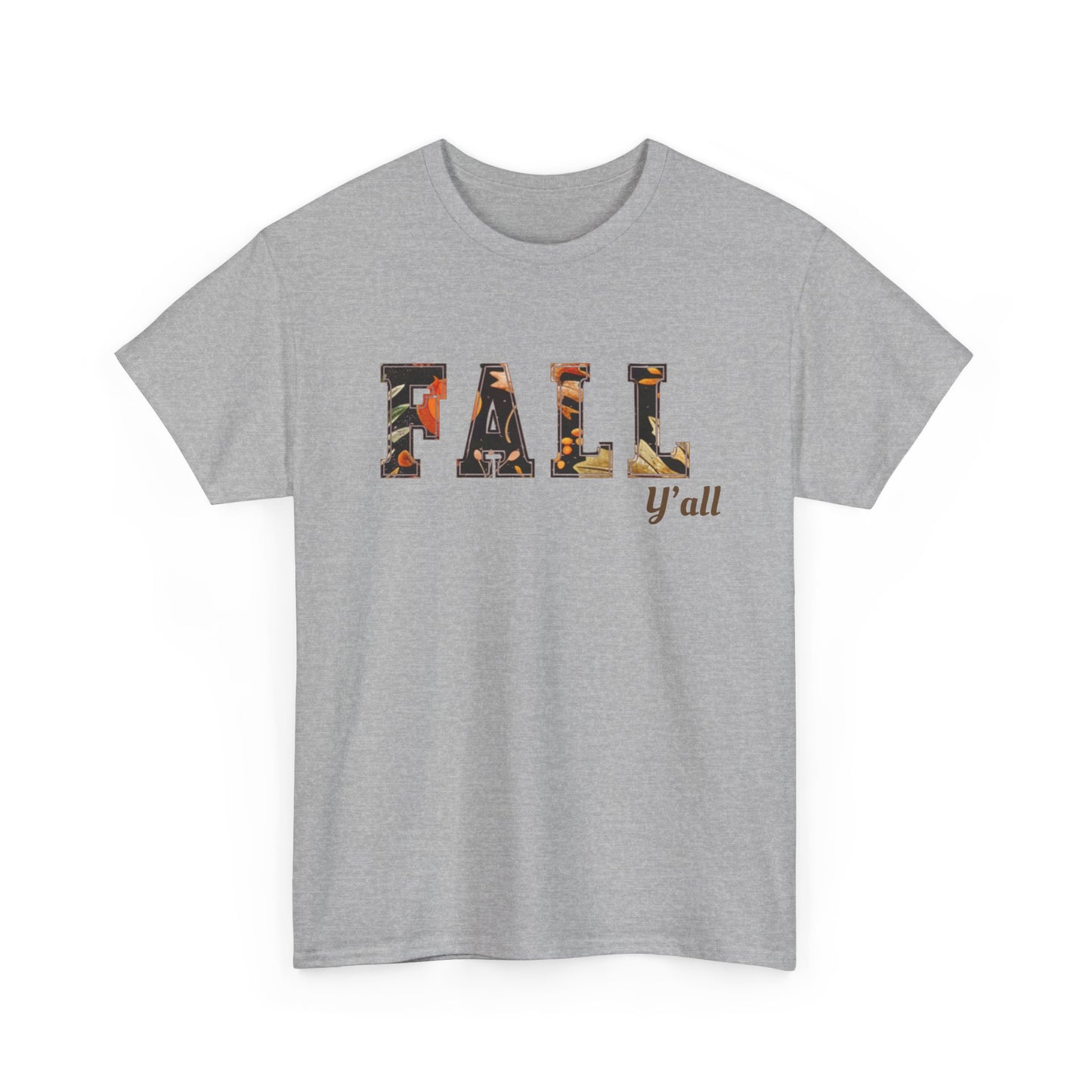 Autumn Vibes Unisex Heavy Cotton Tee - Fall Y'all Shirt, Casual Wear, Seasonal Tee