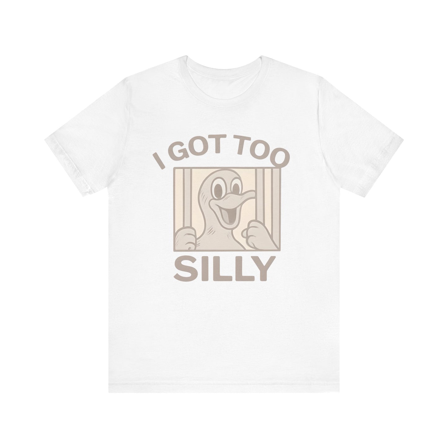 Silly Duck Graphic Tee, Funny T-Shirt for Casual Wear, Gift for Friends, Family Humor Shirt, Birthday Gift, Unisex Apparel