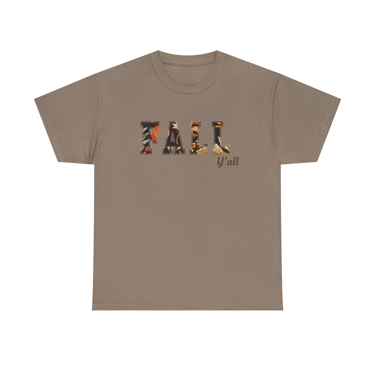 Autumn Vibes Unisex Heavy Cotton Tee - Fall Y'all Shirt, Casual Wear, Seasonal Tee