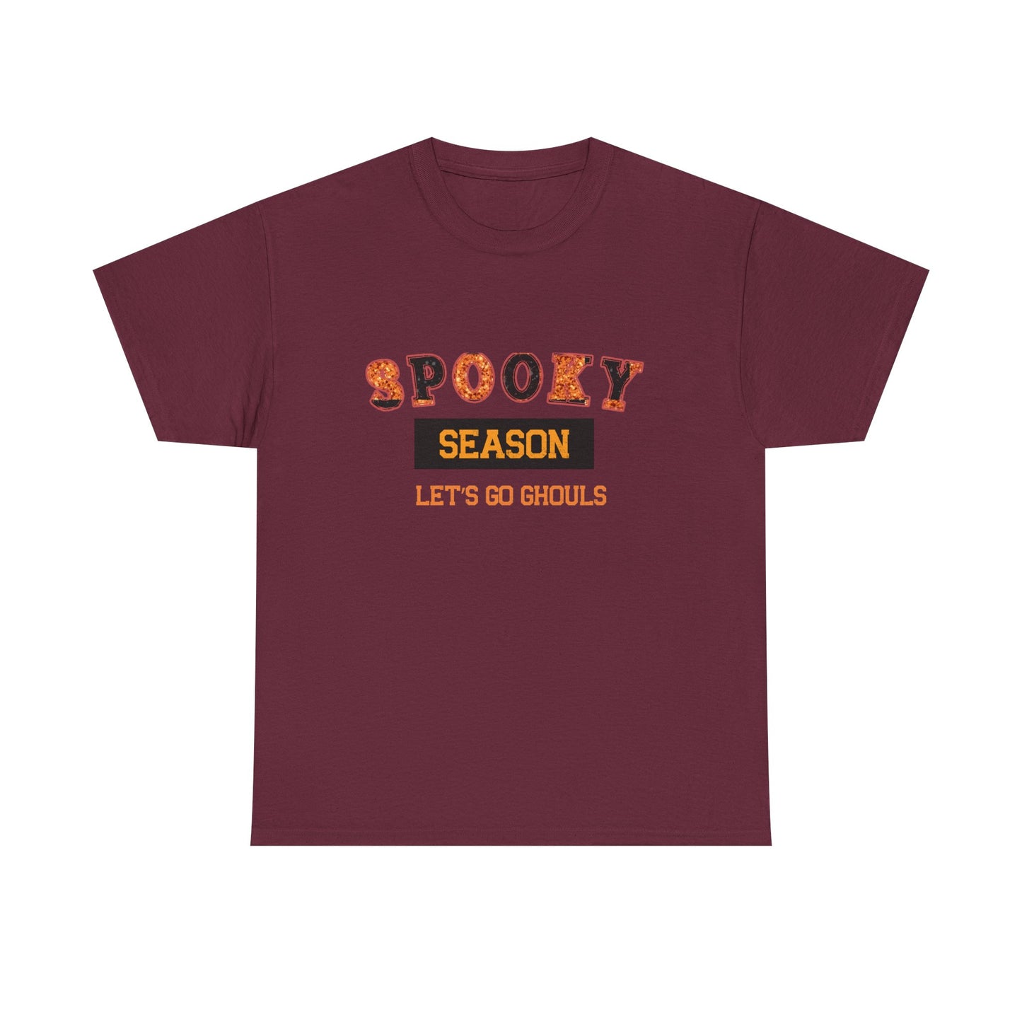 Halloween Unisex Tee - Spooky Season, Let's Go Ghouls, Fall Design