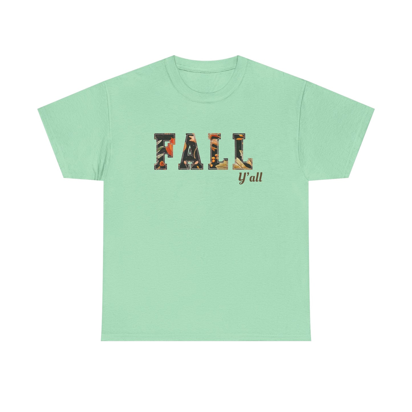 Autumn Vibes Unisex Heavy Cotton Tee - Fall Y'all Shirt, Casual Wear, Seasonal Tee