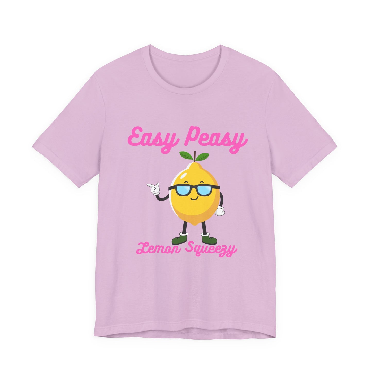 T-Shirt - Easy Peasy Lemon Squeezy Unisex Jersey Short Sleeve Tee
