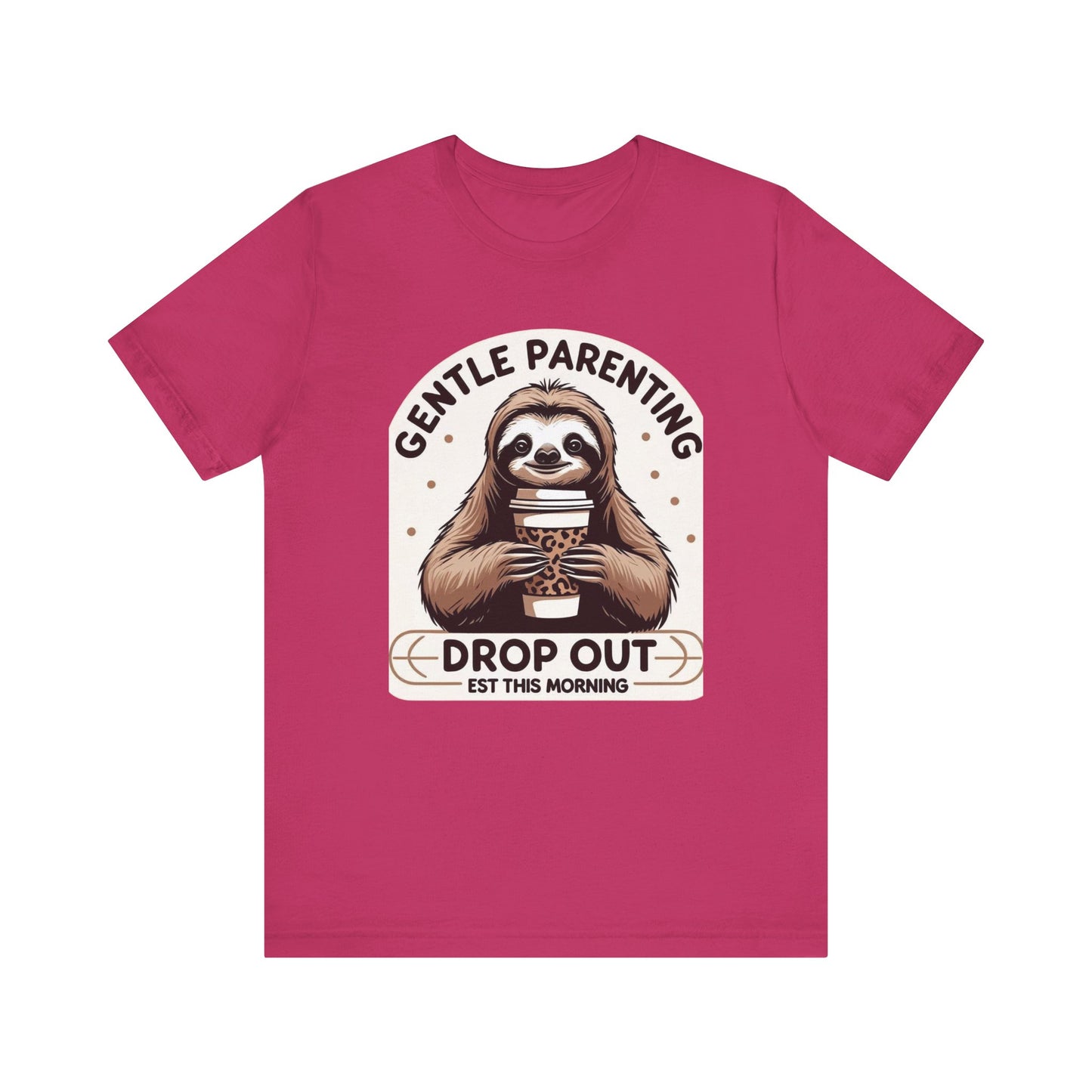 Gentle Parenting Sloth Tee, Unisex T-Shirt for Parents, Gentle Parent Humor Shirt, Funny Parenting Apparel, Parenting Gift