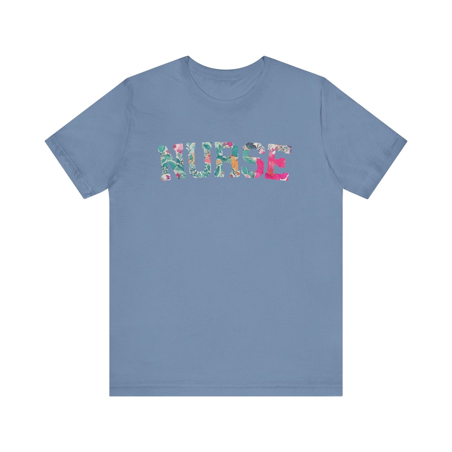 Nurse Floral Tee - Short Sleeve