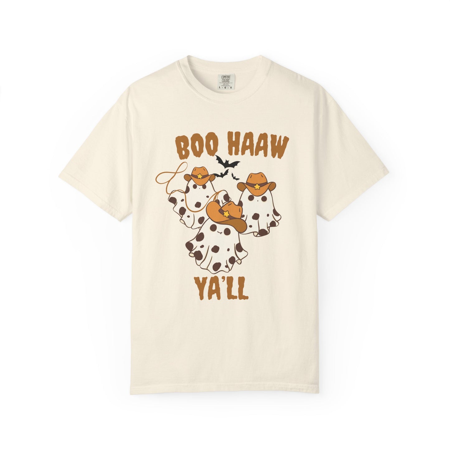 Halloween Unisex T-shirt with Cute Ghost Design