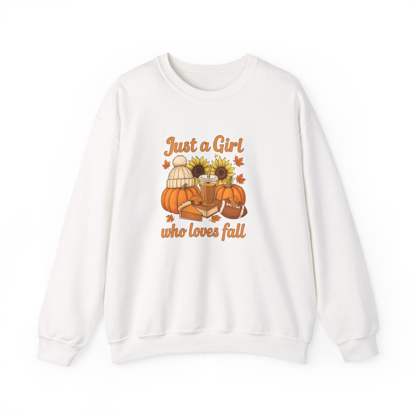 Fall Sweatshirt - Just a Girl Who Loves Fall