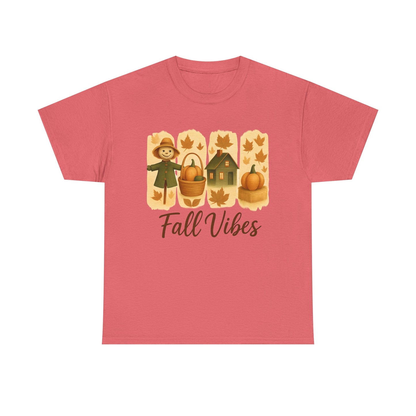 Unisex Fall Vibes Tee, Cozy Autumn Shirt, Seasonal Casual Wear, Pumpkin Patch Gift, Harvest Festival Apparel