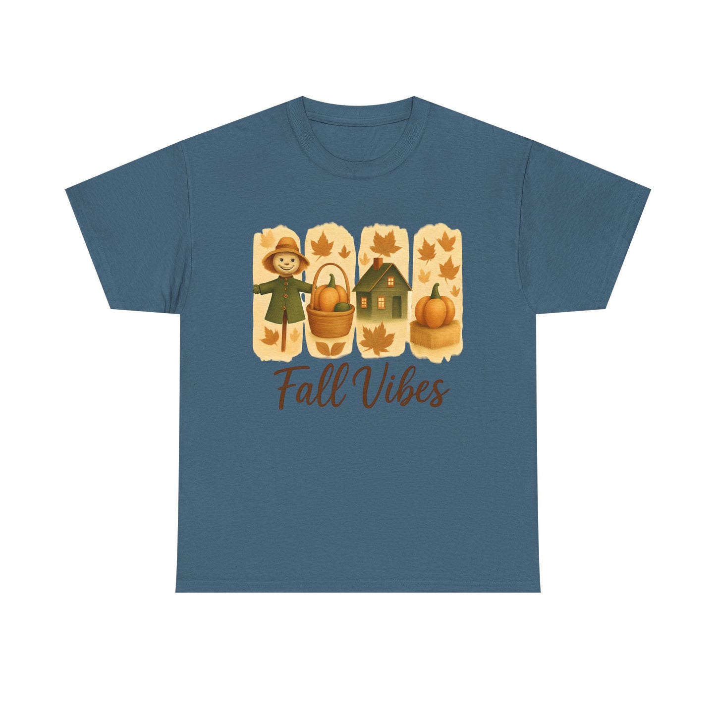 Unisex Fall Vibes Tee, Cozy Autumn Shirt, Seasonal Casual Wear, Pumpkin Patch Gift, Harvest Festival Apparel