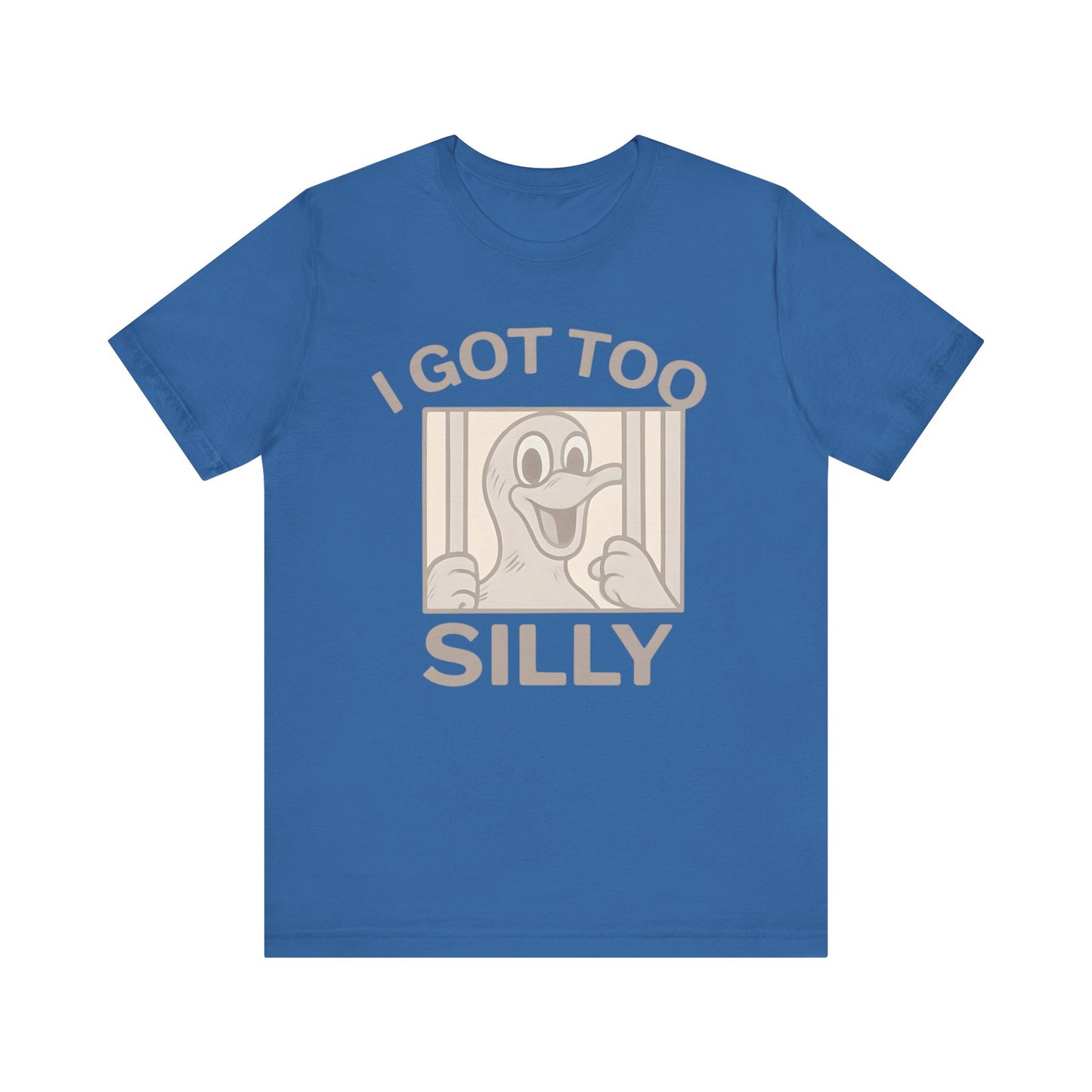 Silly Duck Graphic Tee, Funny T-Shirt for Casual Wear, Gift for Friends, Family Humor Shirt, Birthday Gift, Unisex Apparel