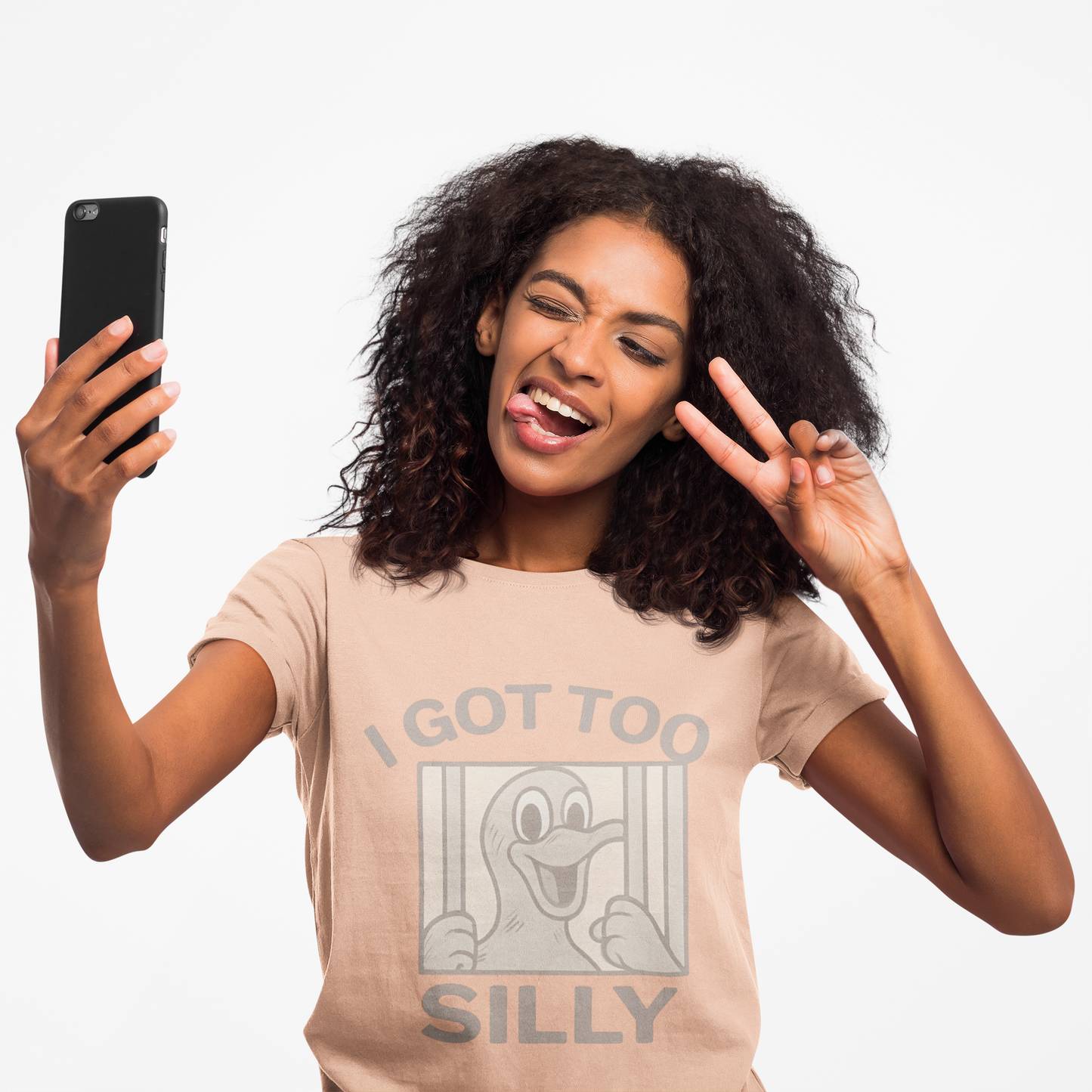 Silly Duck Graphic Tee, Funny T-Shirt for Casual Wear, Gift for Friends, Family Humor Shirt, Birthday Gift, Unisex Apparel