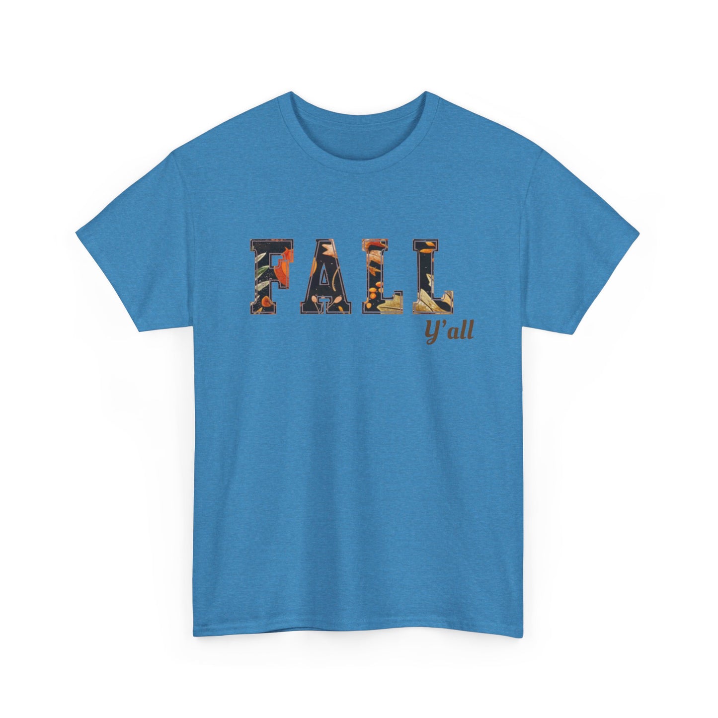 Autumn Vibes Unisex Heavy Cotton Tee - Fall Y'all Shirt, Casual Wear, Seasonal Tee