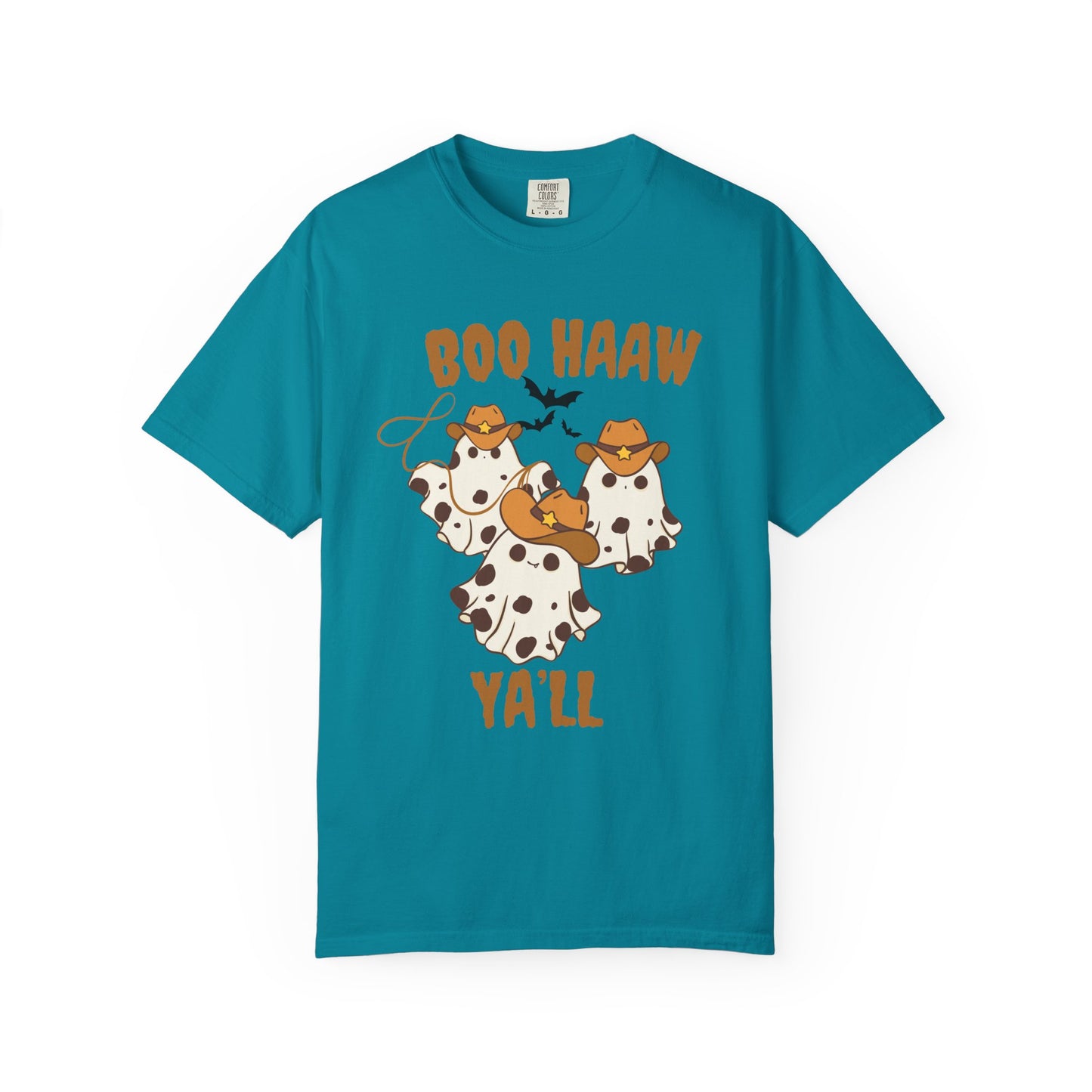 Halloween Unisex T-shirt with Cute Ghost Design