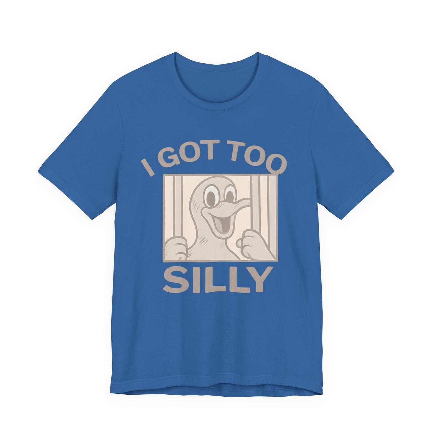 Silly Duck Graphic Tee, Funny T-Shirt for Casual Wear, Gift for Friends, Family Humor Shirt, Birthday Gift, Unisex Apparel