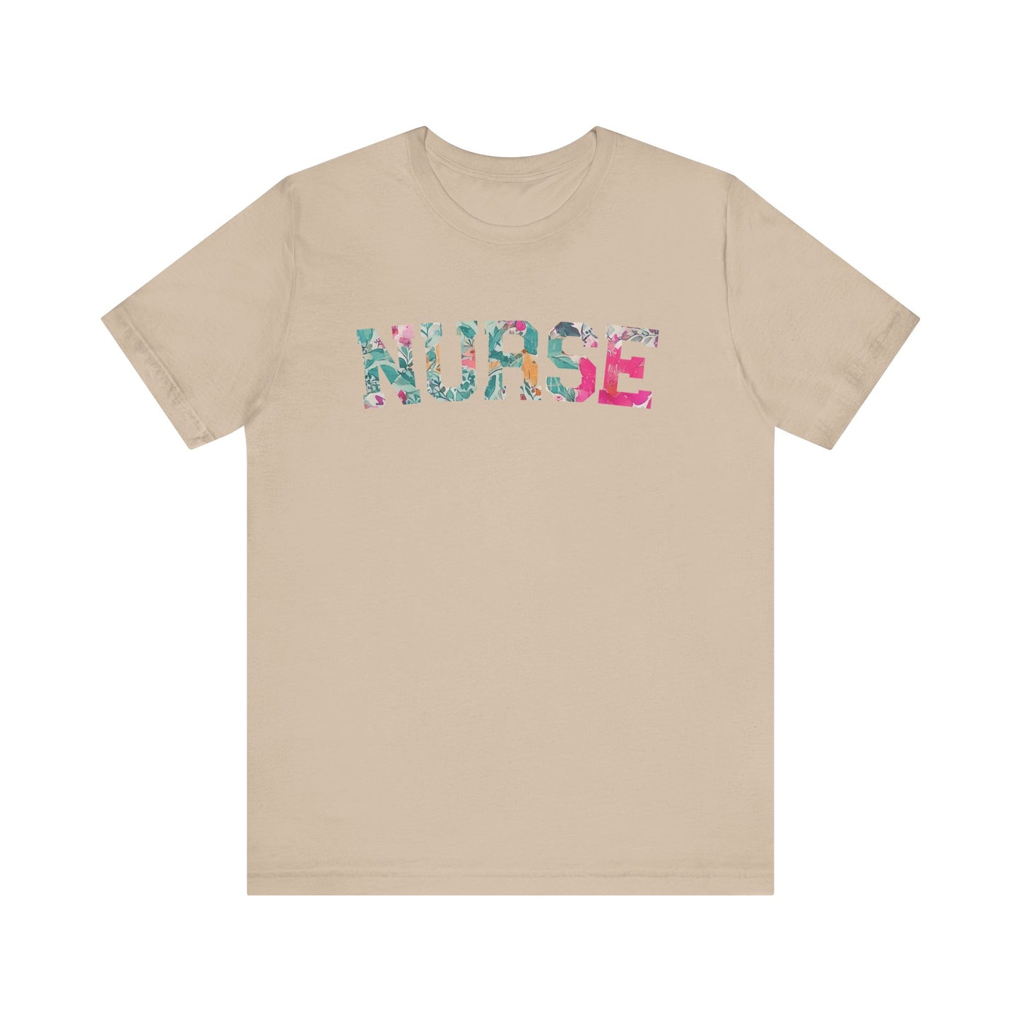 Nurse Floral Tee - Short Sleeve