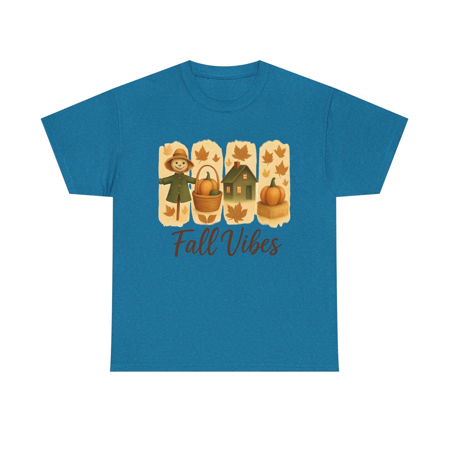 Unisex Fall Vibes Tee, Cozy Autumn Shirt, Seasonal Casual Wear, Pumpkin Patch Gift, Harvest Festival Apparel