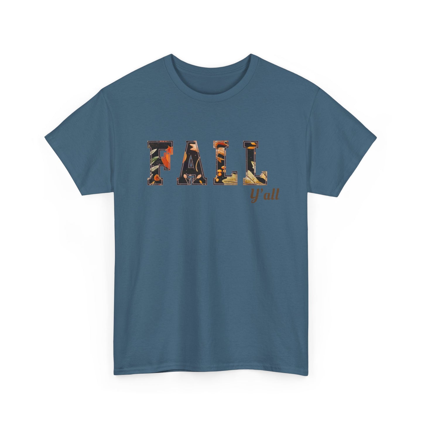 Autumn Vibes Unisex Heavy Cotton Tee - Fall Y'all Shirt, Casual Wear, Seasonal Tee