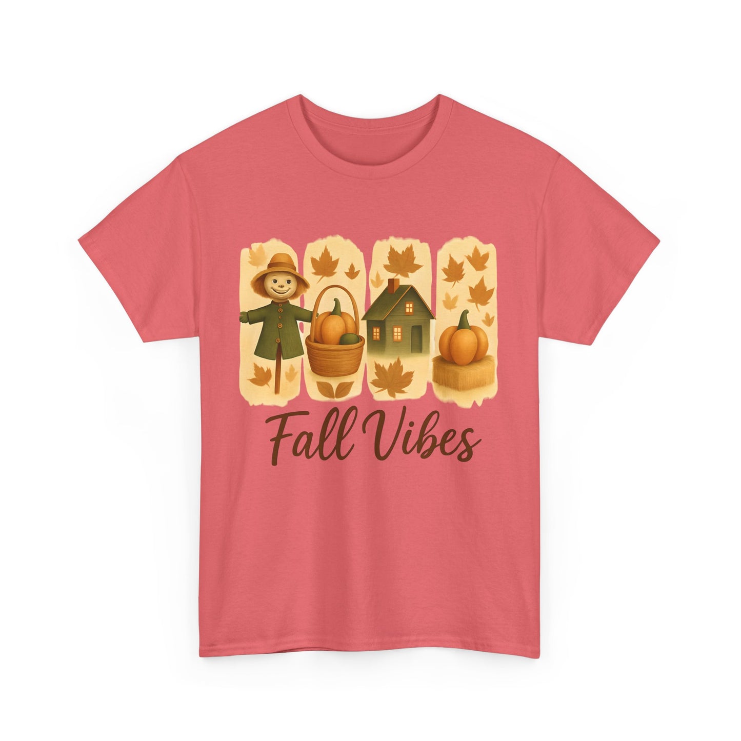 Unisex Fall Vibes Tee, Cozy Autumn Shirt, Seasonal Casual Wear, Pumpkin Patch Gift, Harvest Festival Apparel