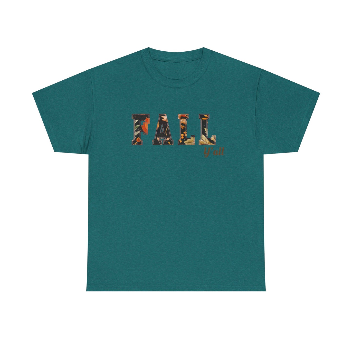 Autumn Vibes Unisex Heavy Cotton Tee - Fall Y'all Shirt, Casual Wear, Seasonal Tee