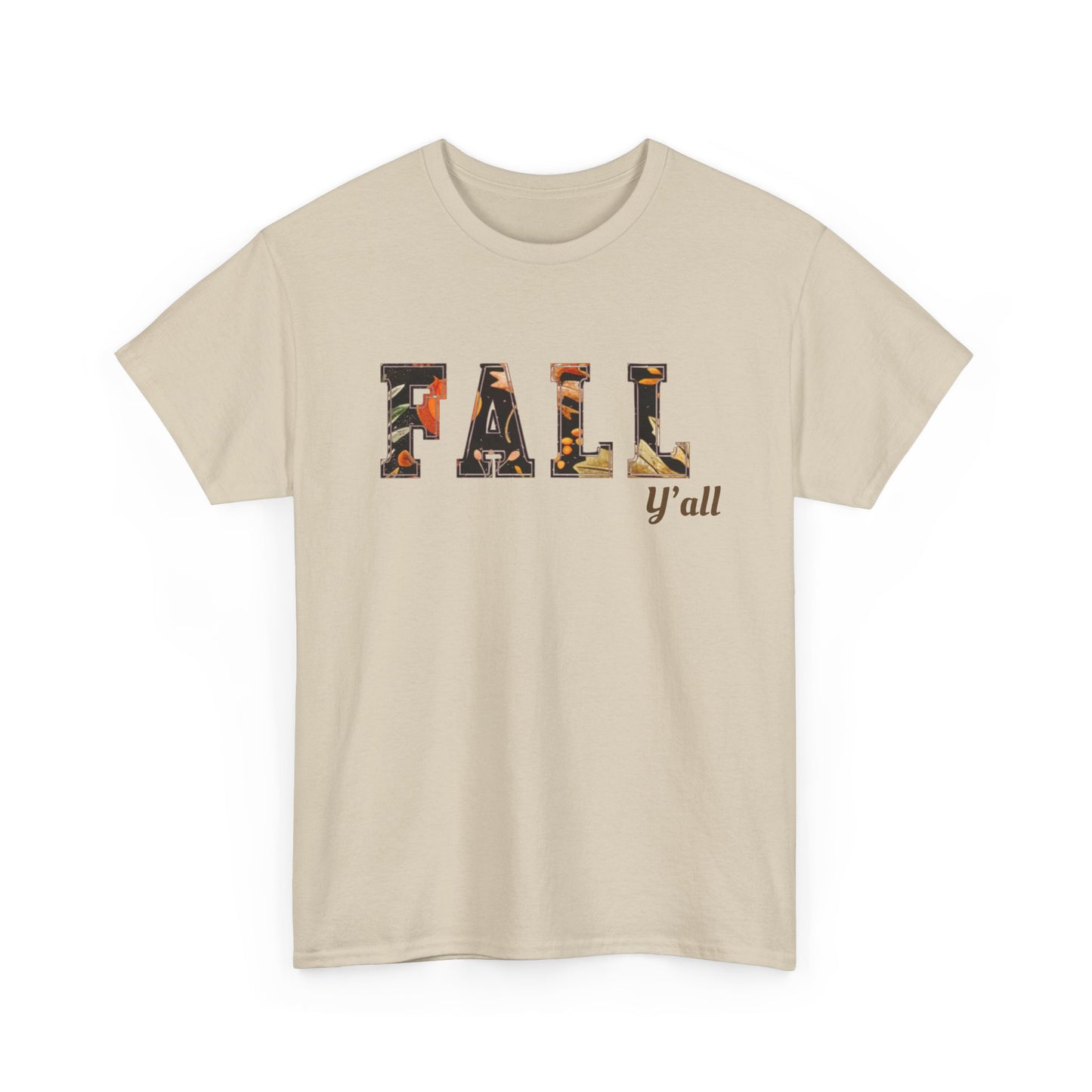 Autumn Vibes Unisex Heavy Cotton Tee - Fall Y'all Shirt, Casual Wear, Seasonal Tee
