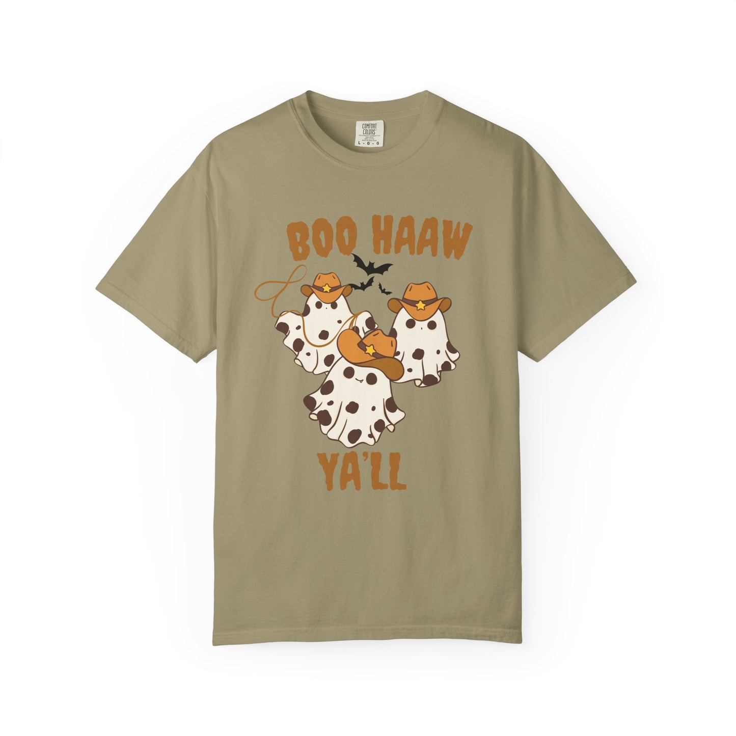 Halloween Unisex T-shirt with Cute Ghost Design