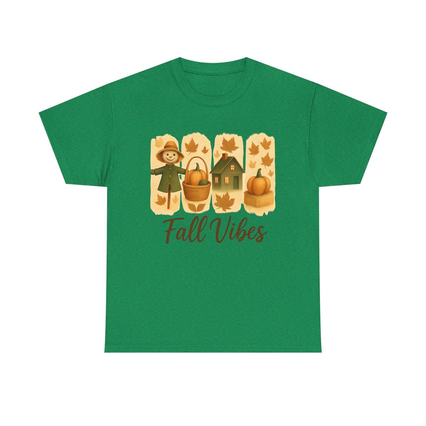 Unisex Fall Vibes Tee, Cozy Autumn Shirt, Seasonal Casual Wear, Pumpkin Patch Gift, Harvest Festival Apparel