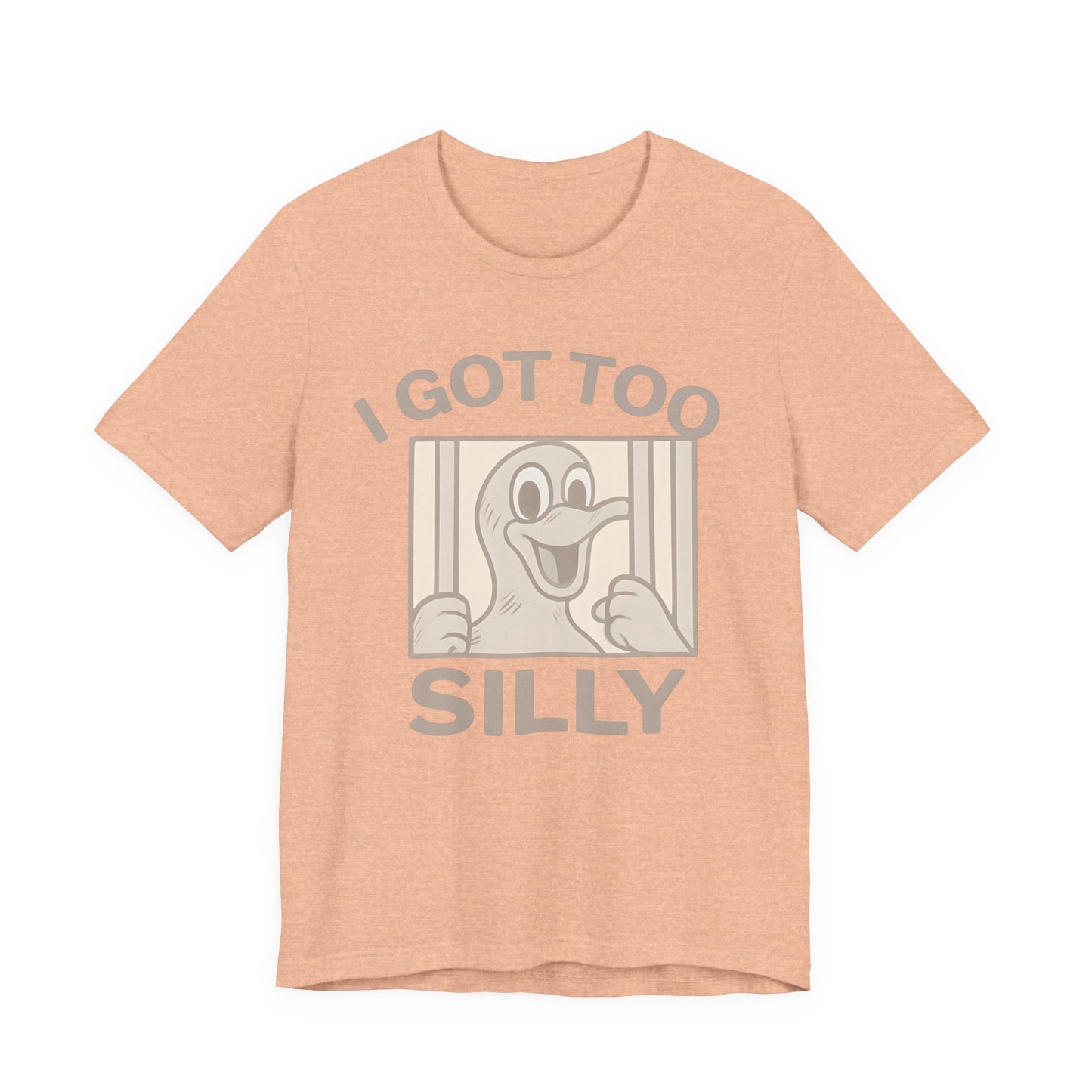 Silly Duck Graphic Tee, Funny T-Shirt for Casual Wear, Gift for Friends, Family Humor Shirt, Birthday Gift, Unisex Apparel