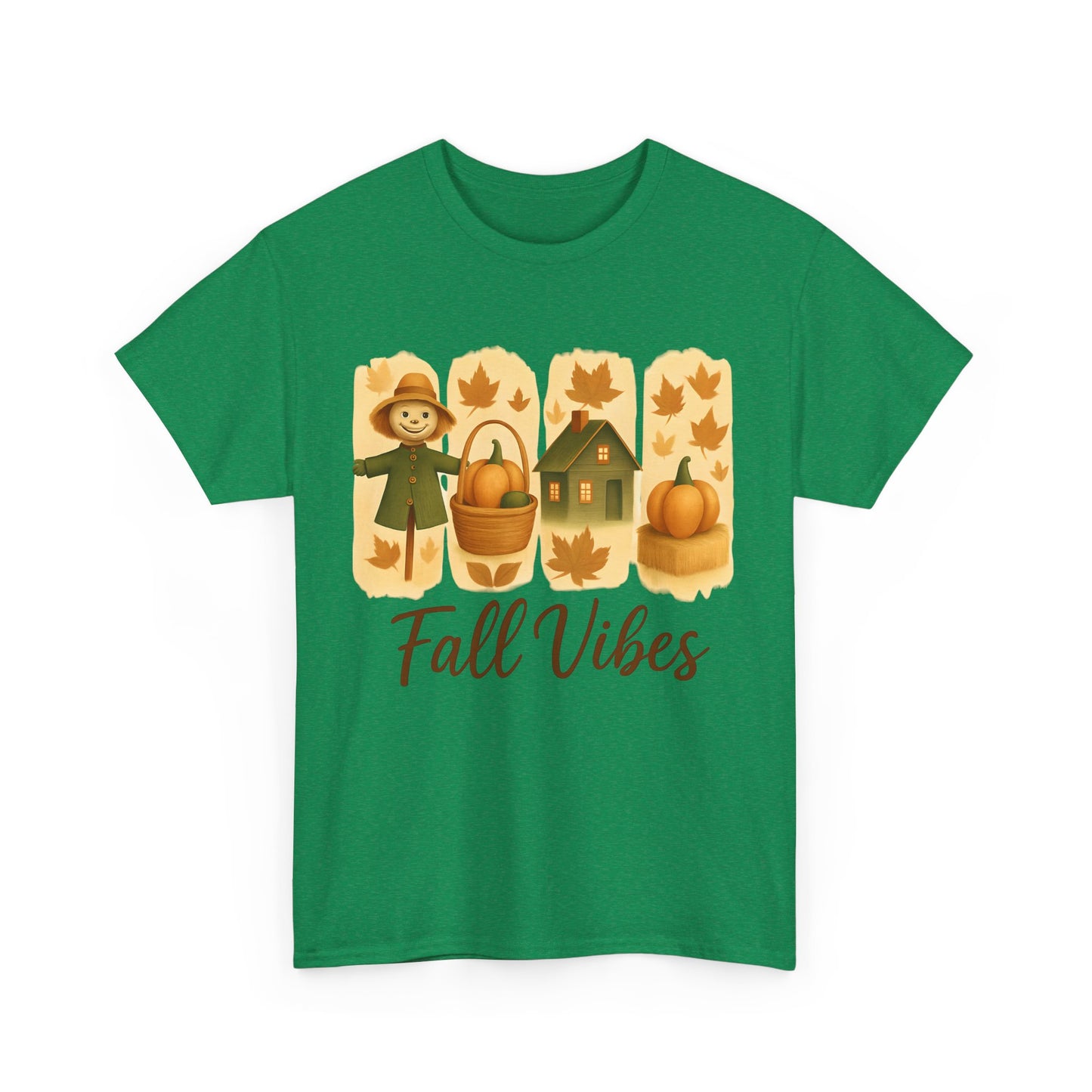 Unisex Fall Vibes Tee, Cozy Autumn Shirt, Seasonal Casual Wear, Pumpkin Patch Gift, Harvest Festival Apparel