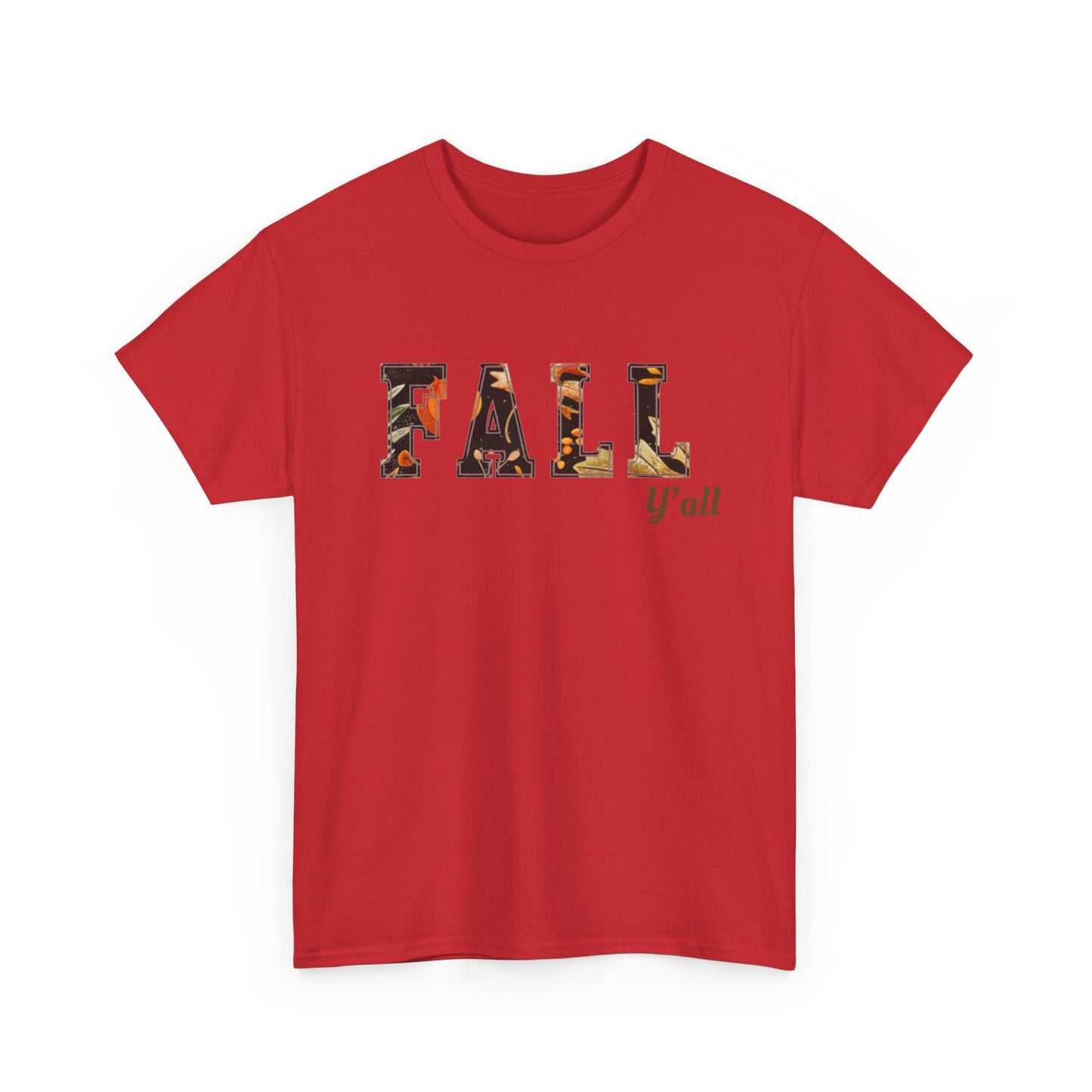 Autumn Vibes Unisex Heavy Cotton Tee - Fall Y'all Shirt, Casual Wear, Seasonal Tee