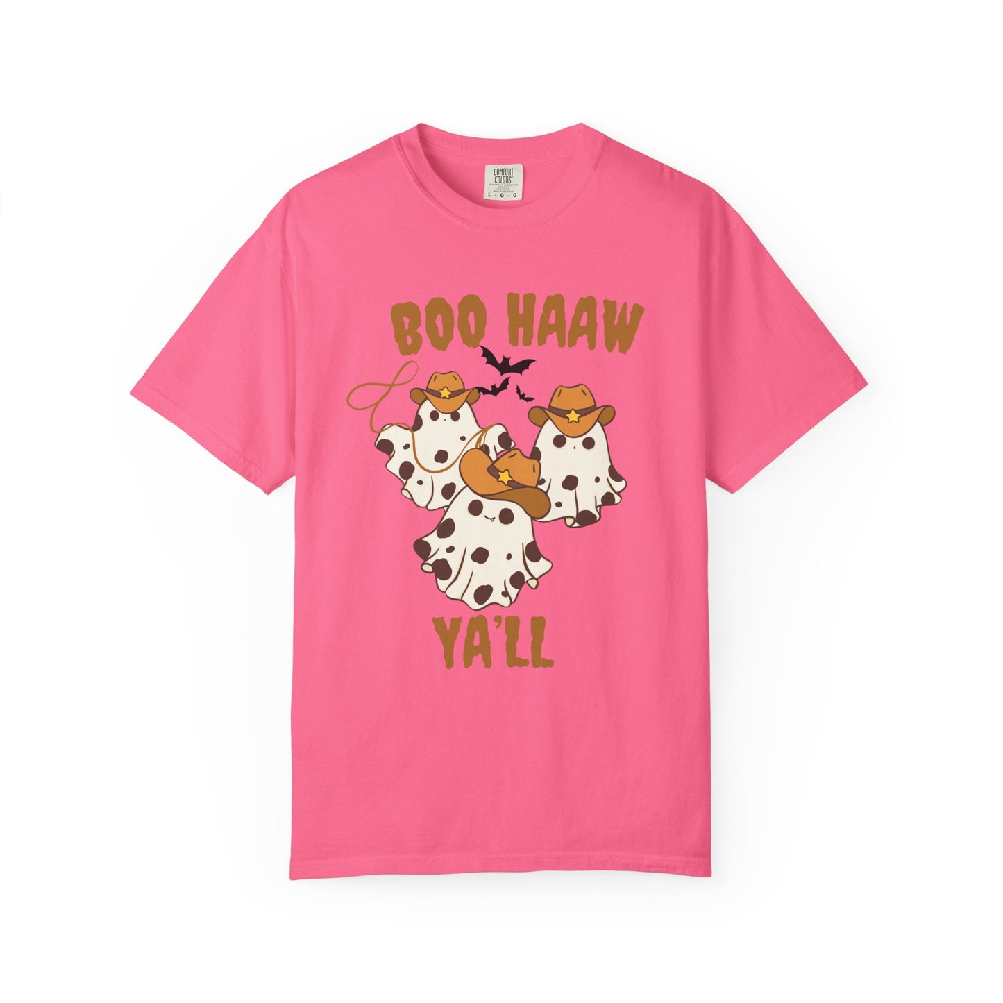Halloween Unisex T-shirt with Cute Ghost Design