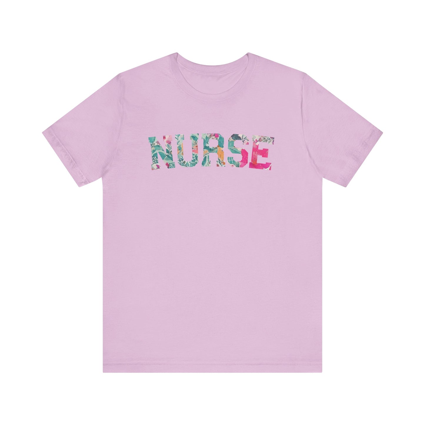 Nurse Floral Tee - Short Sleeve
