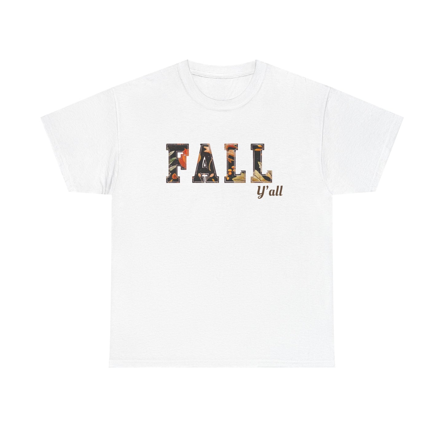 Autumn Vibes Unisex Heavy Cotton Tee - Fall Y'all Shirt, Casual Wear, Seasonal Tee