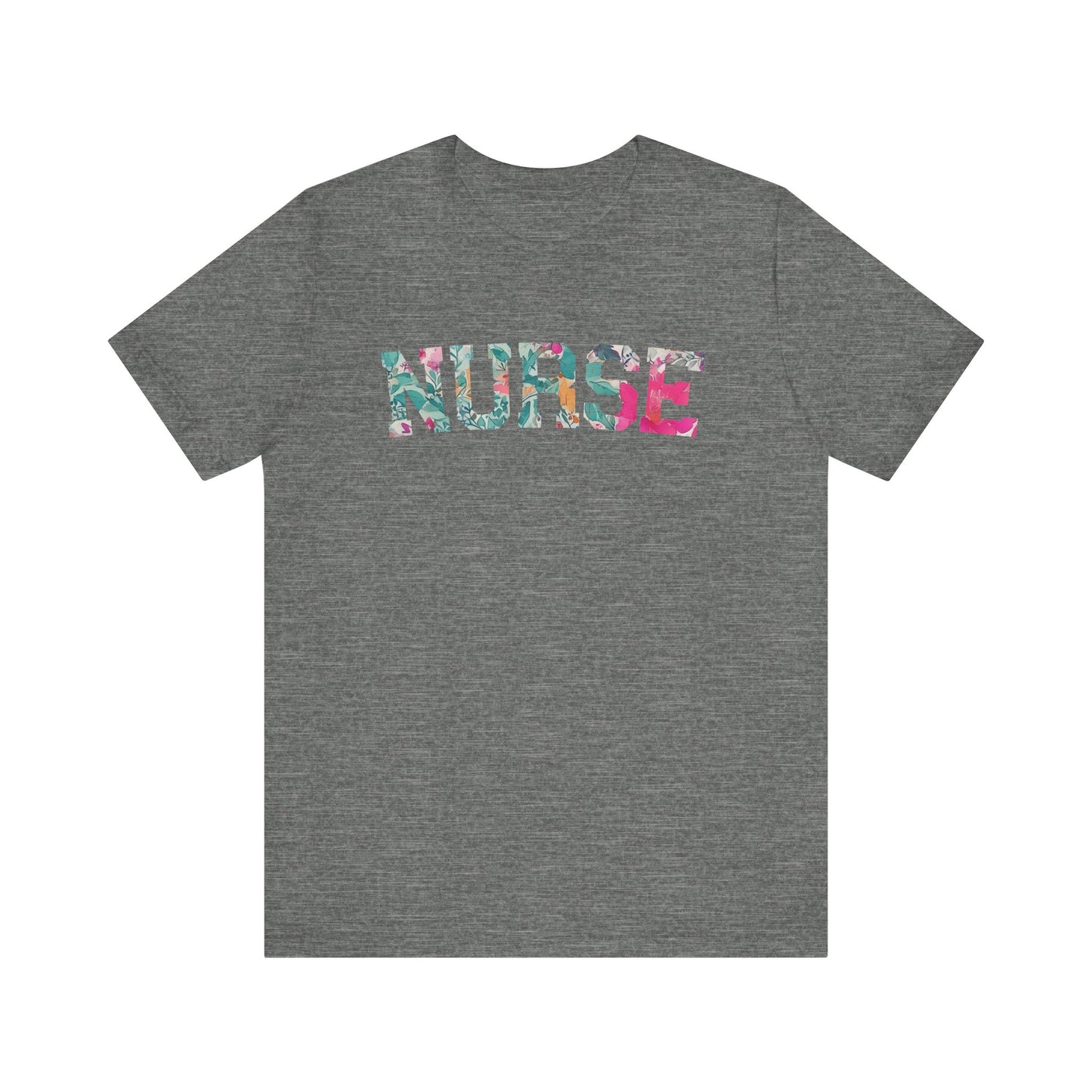 Nurse Floral Tee - Short Sleeve